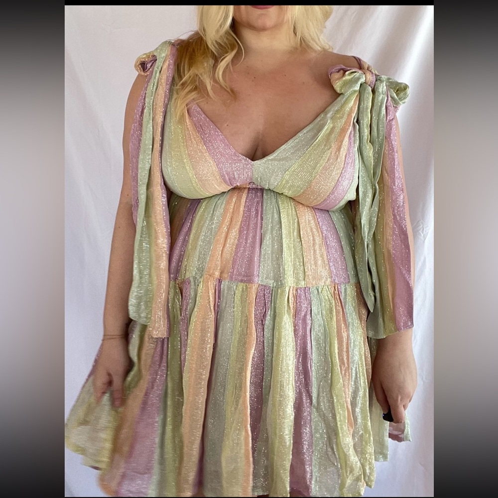Sundress rainbow Multicolor Dress - Picture 3 of 3